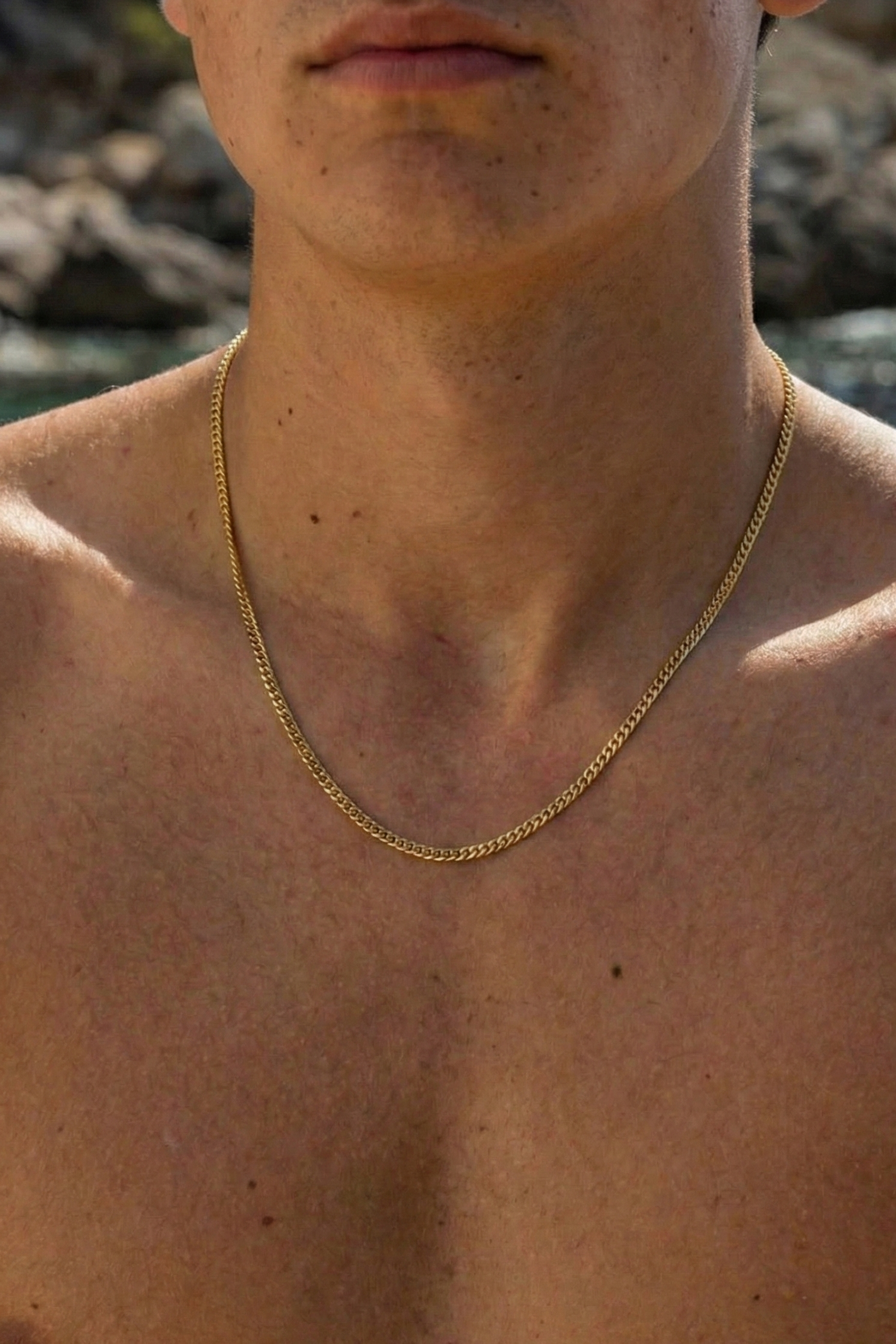 3MM Cuban Chain - Gold