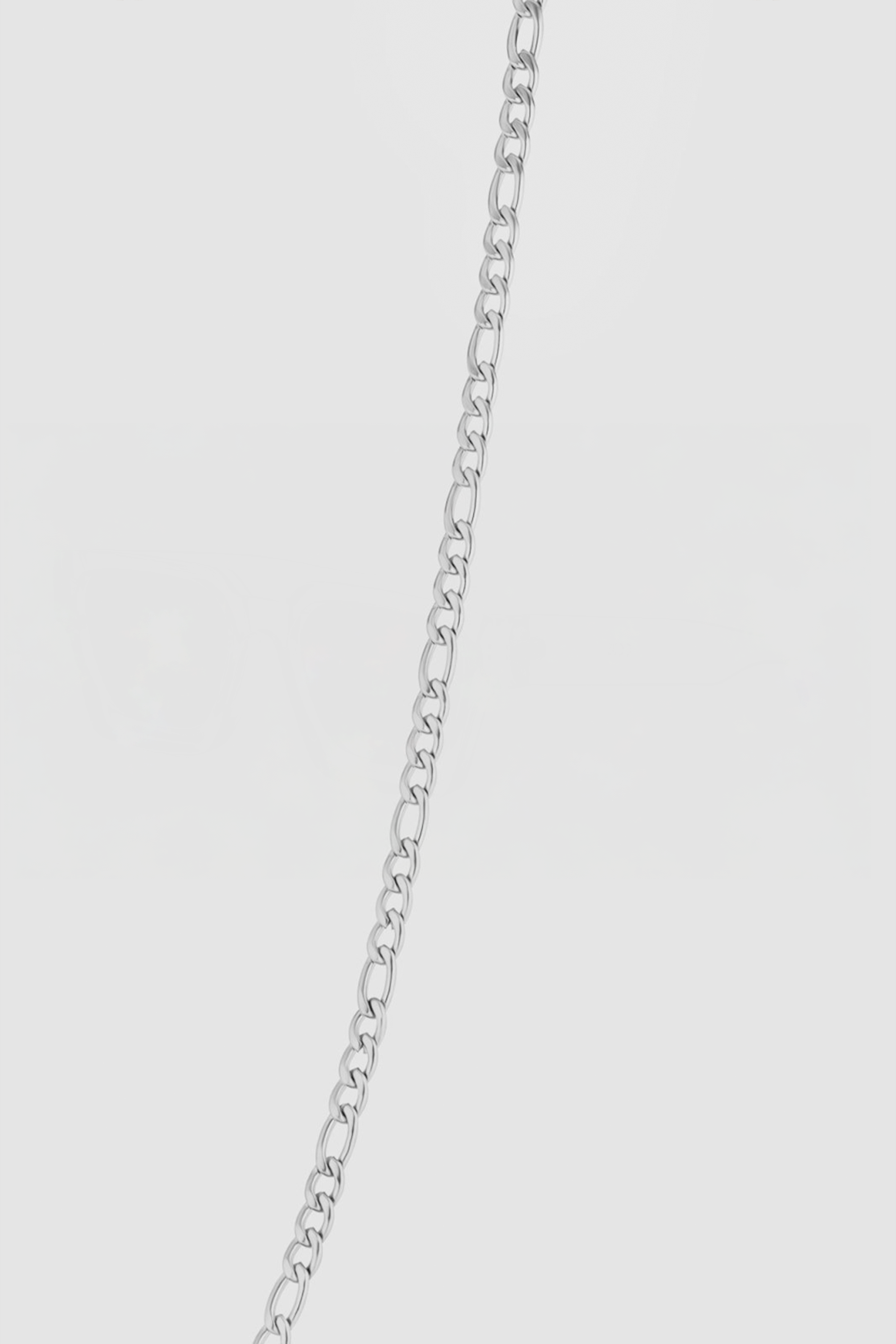 3MM Figaro Chain - Silver