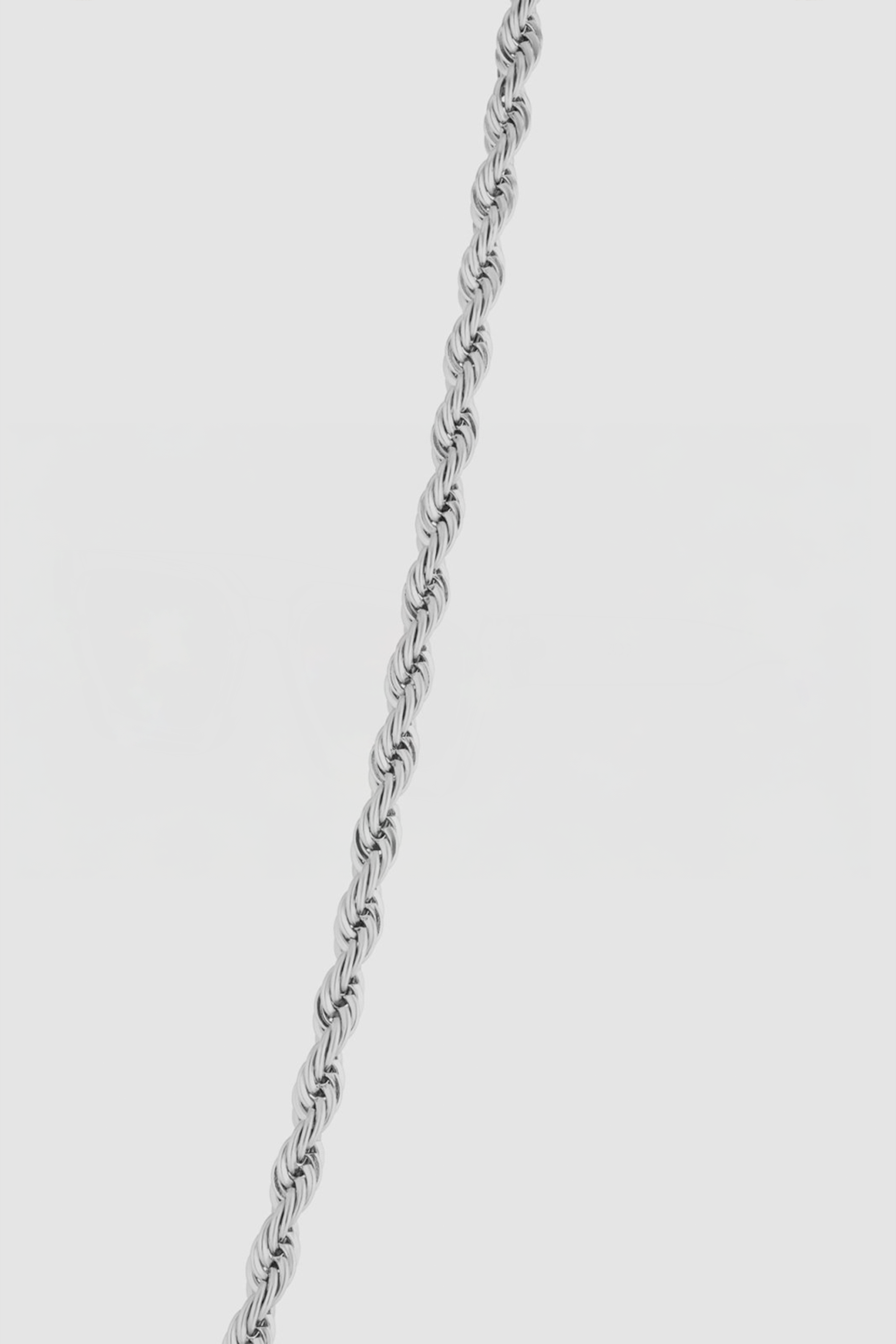 3MM Rope Chain - Silver