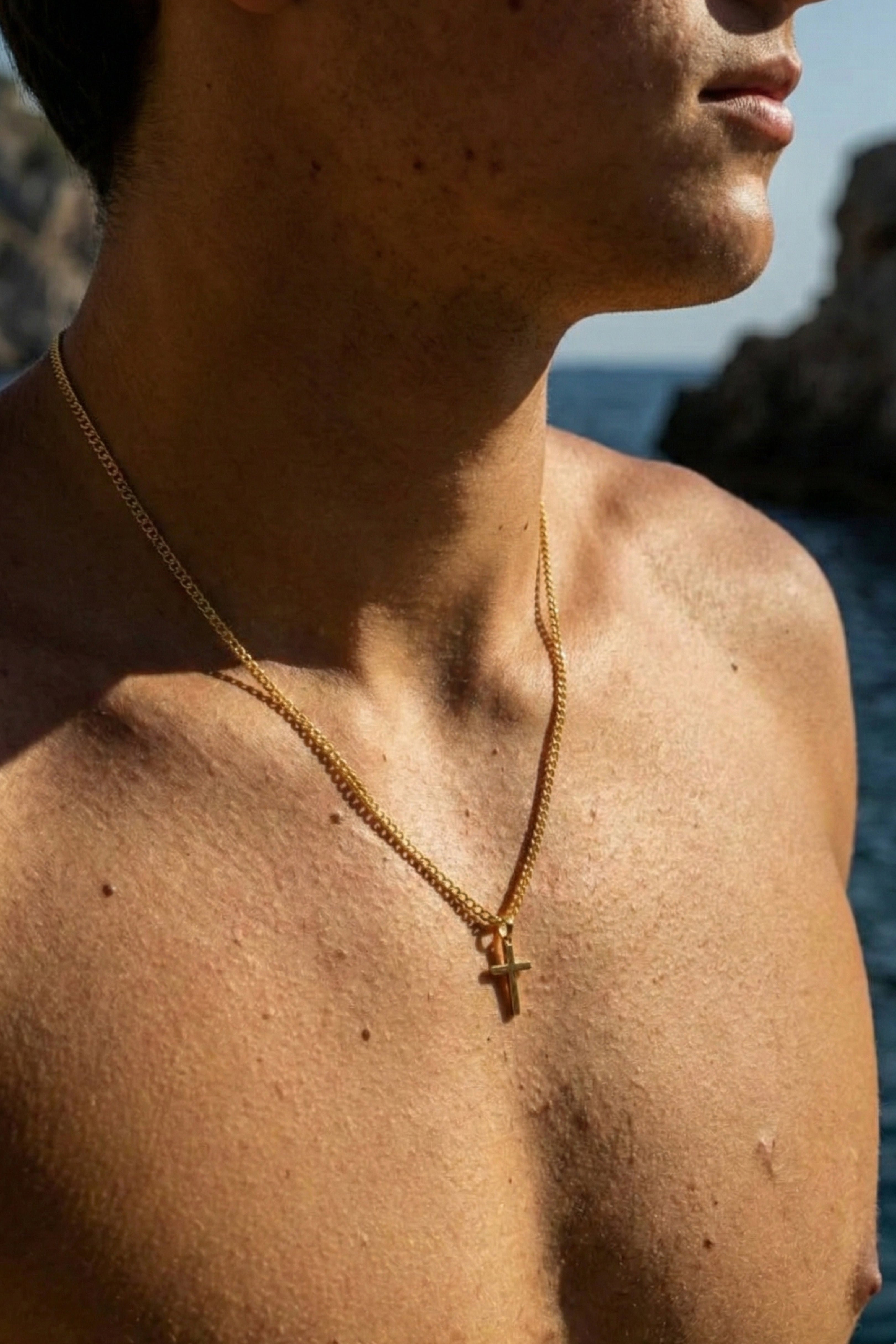 Cross Necklace - Gold