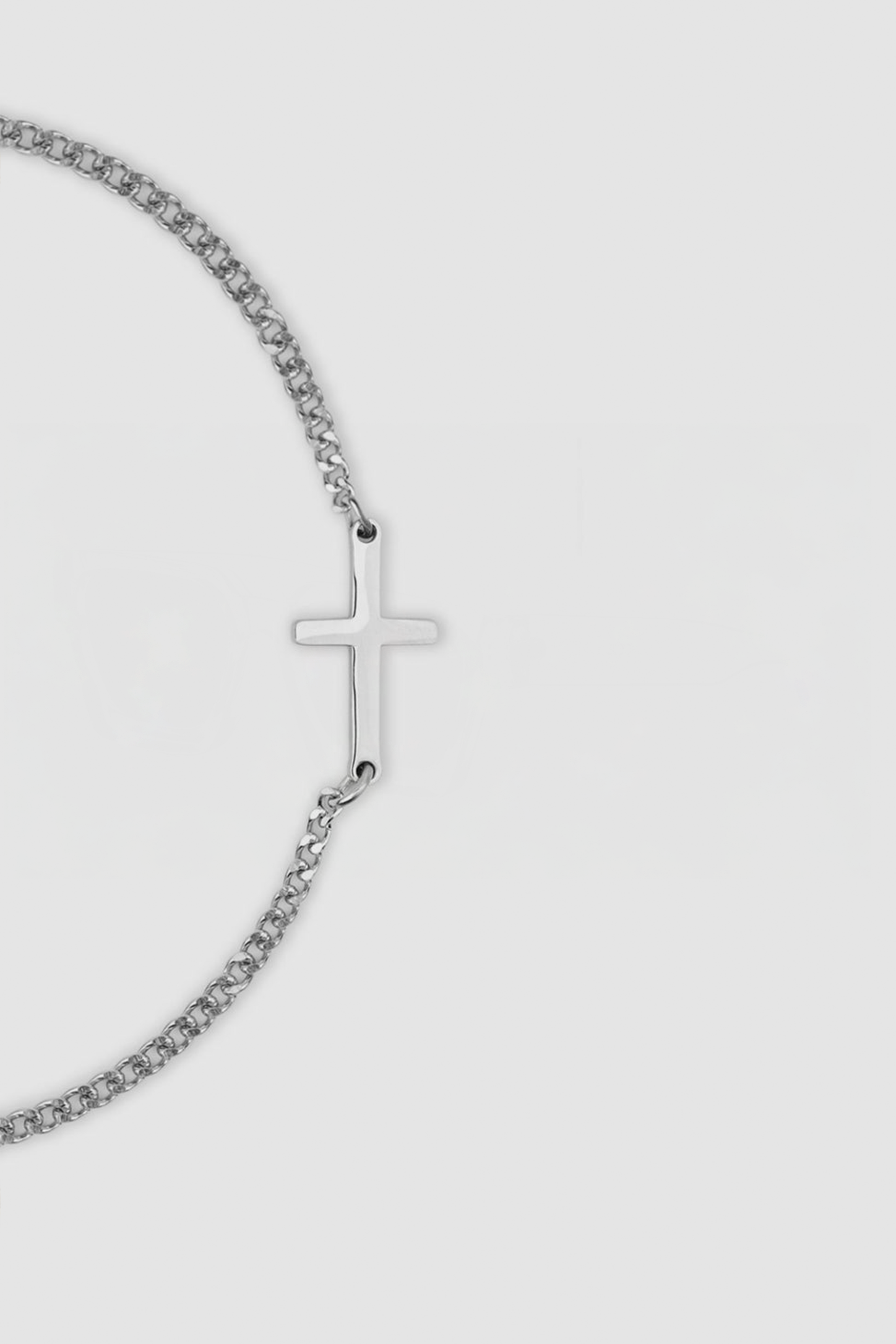 Cross Bracelet - Silver