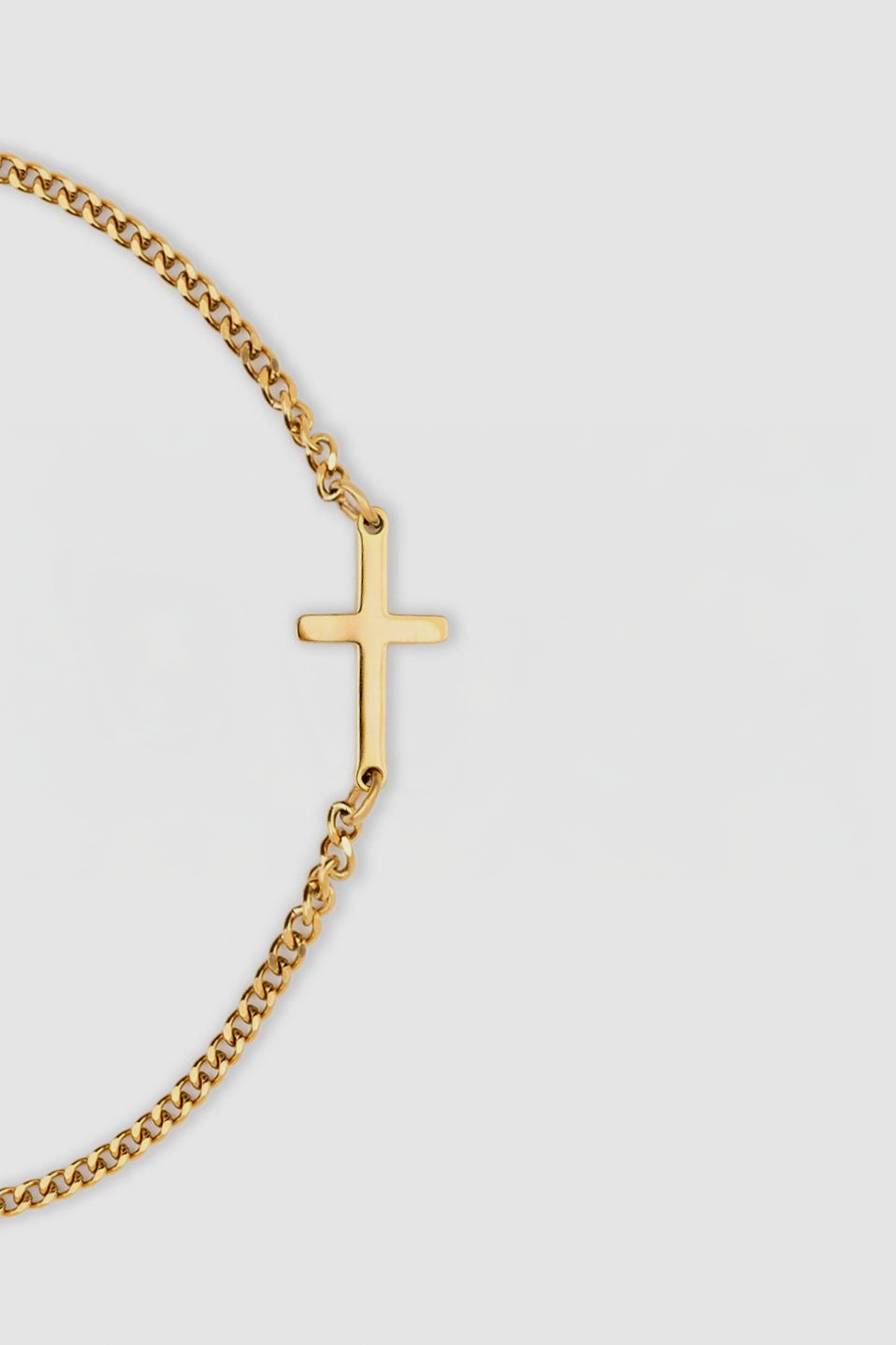 Cross Bracelet - Gold