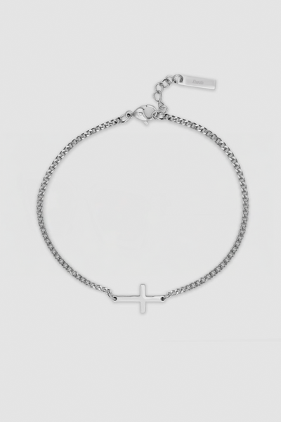 Cross Bracelet - Silver