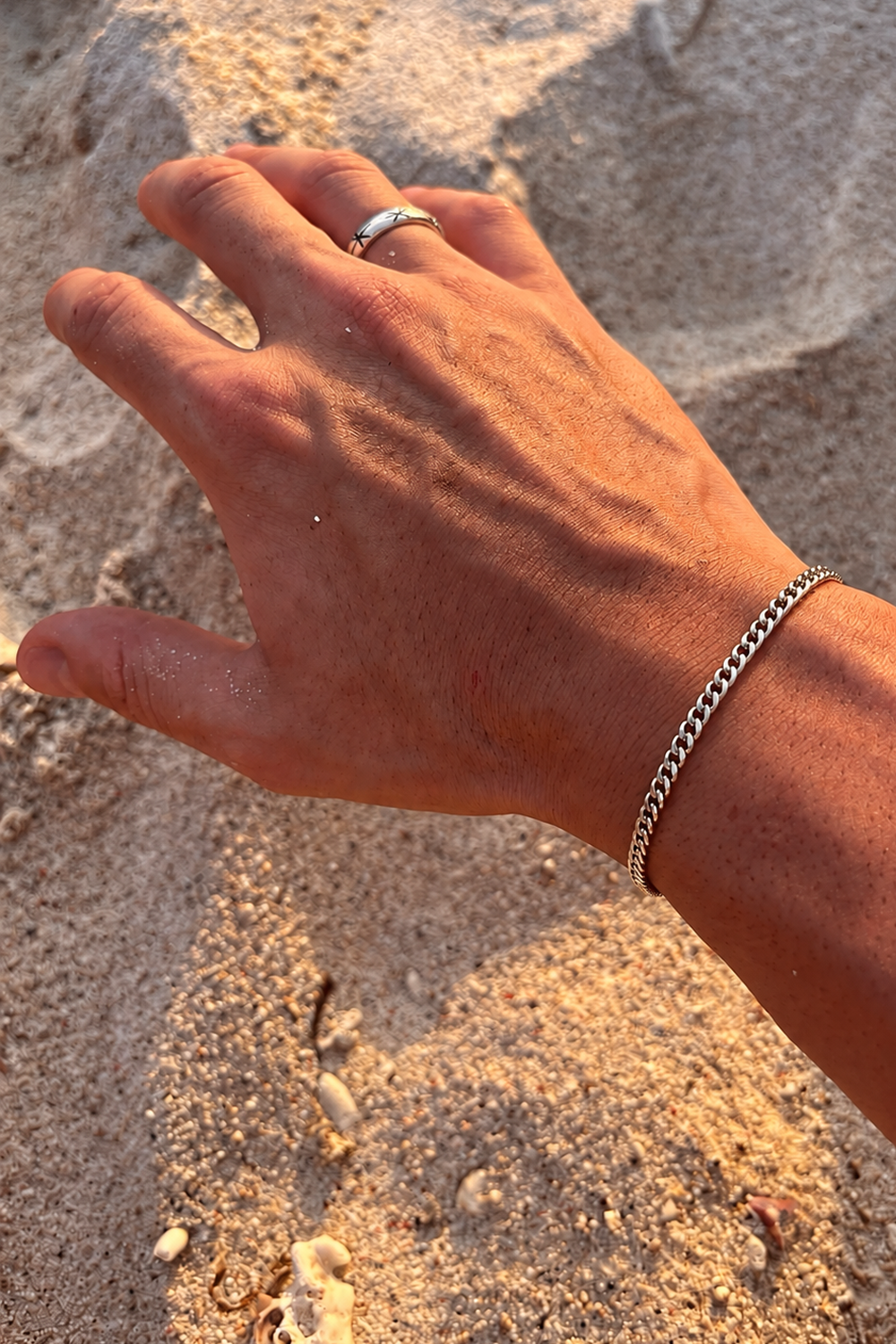 3MM Cuban Bracelet - Silver