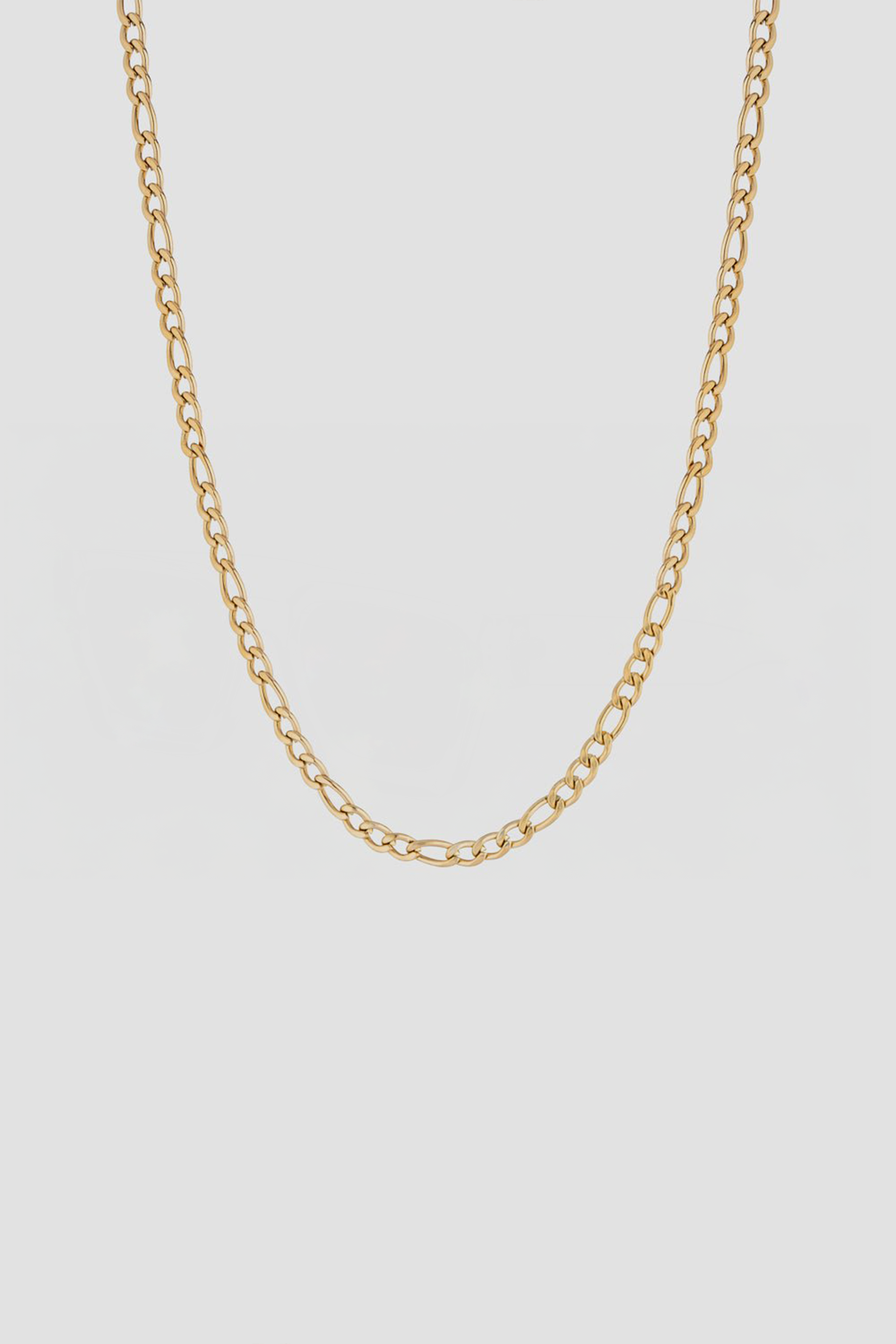 3MM Figaro Chain - Gold