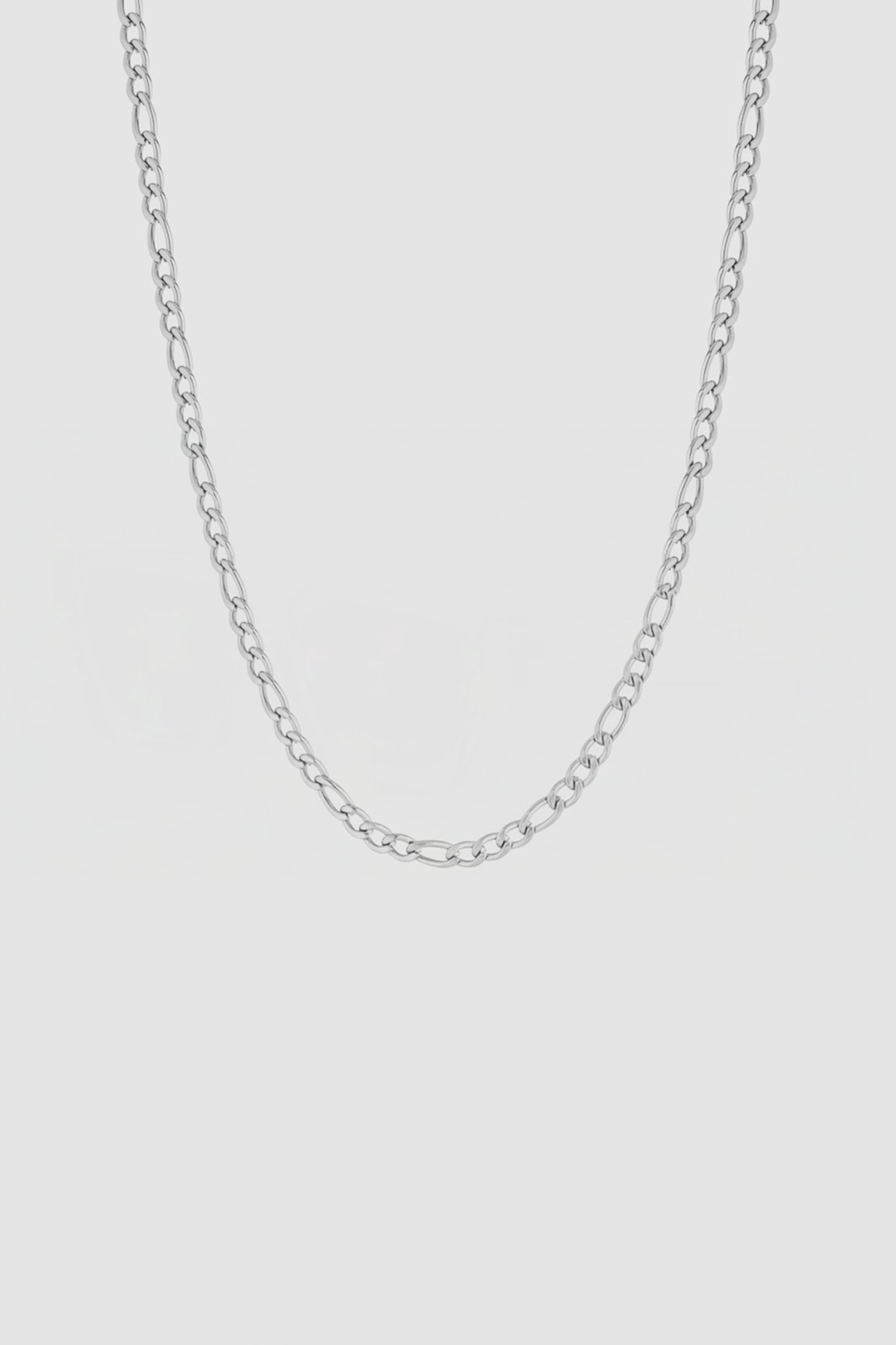 3MM Figaro Chain - Silver