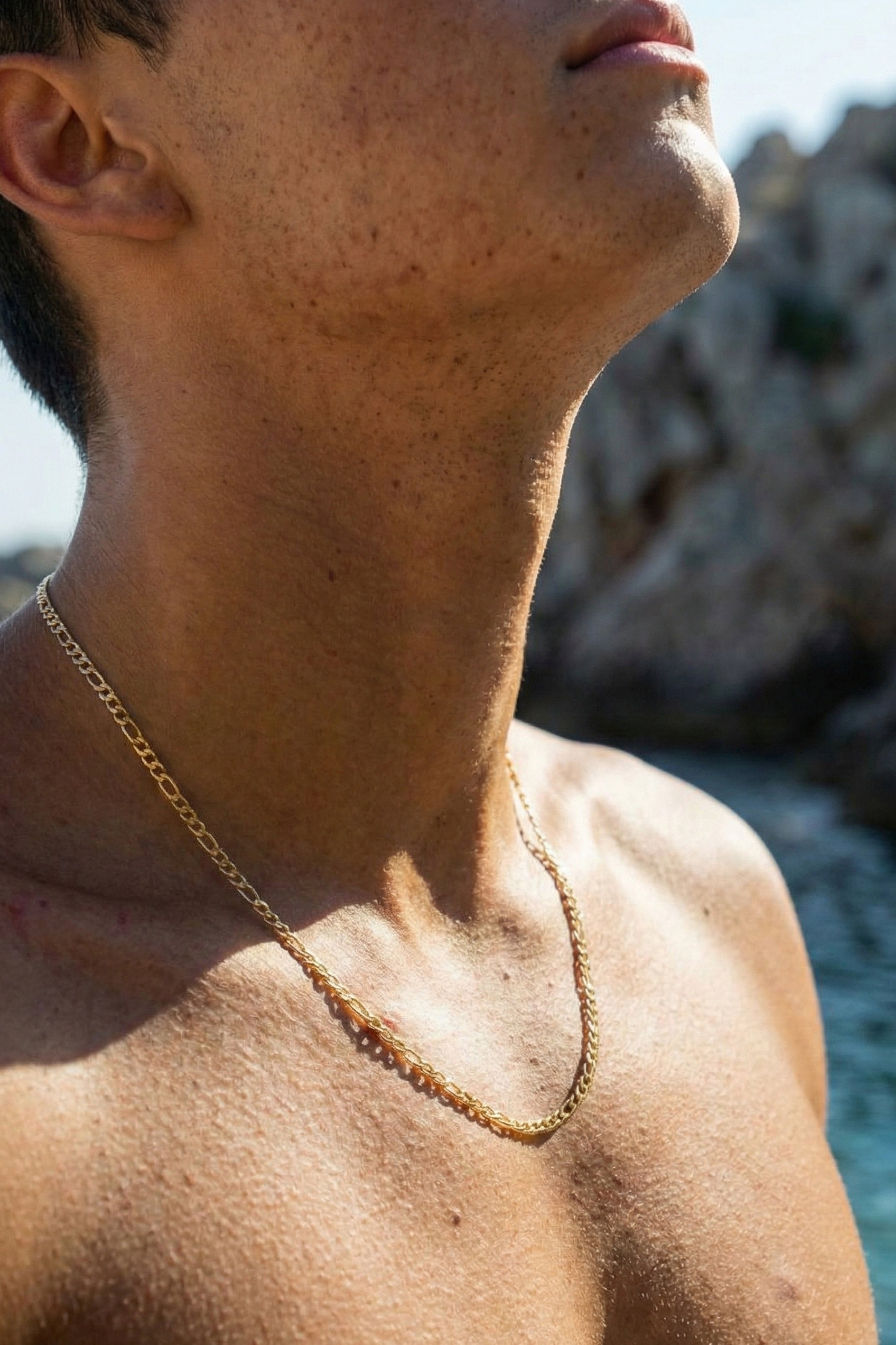 3MM Figaro Chain - Gold