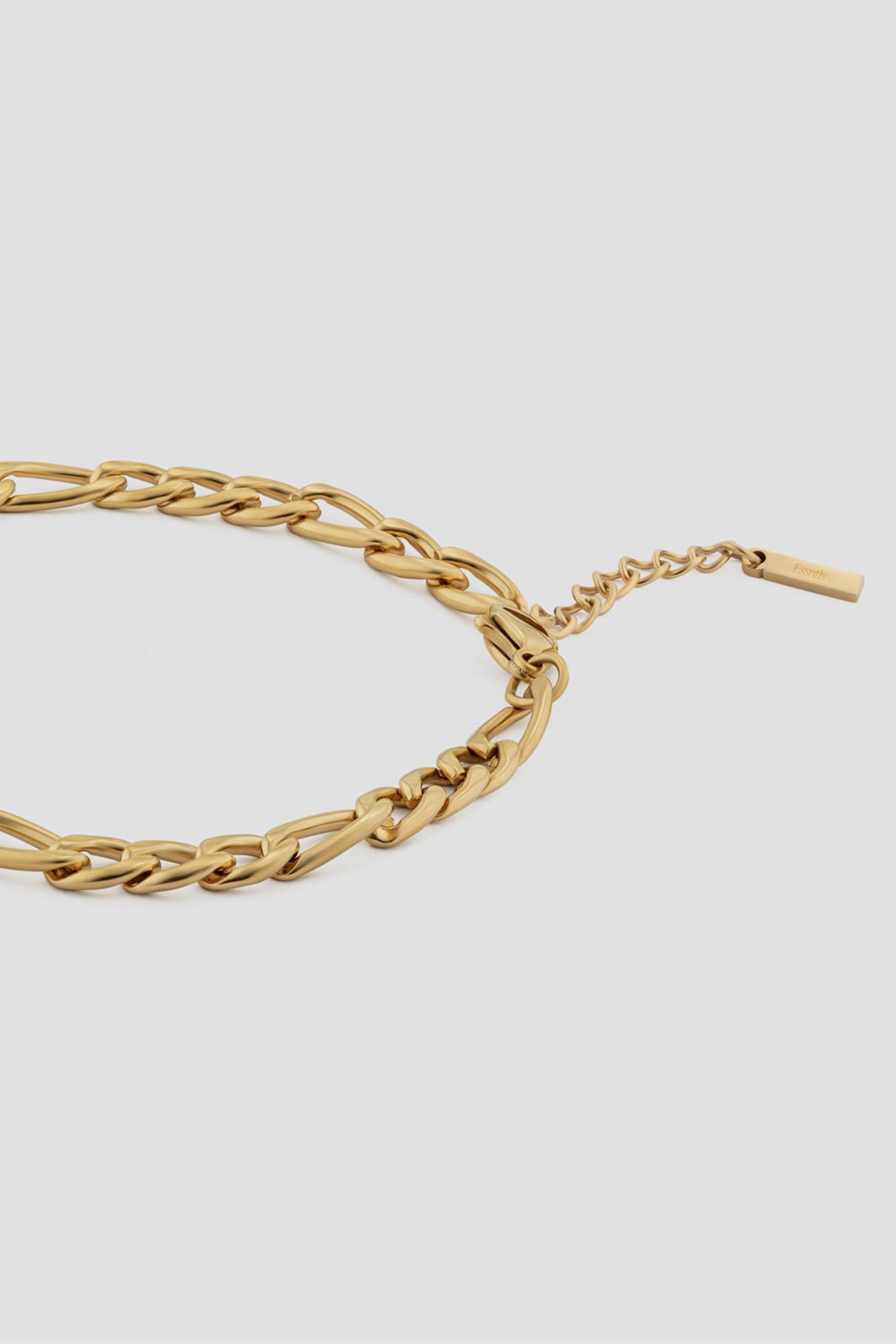 3MM Figaro Bracelet - Gold