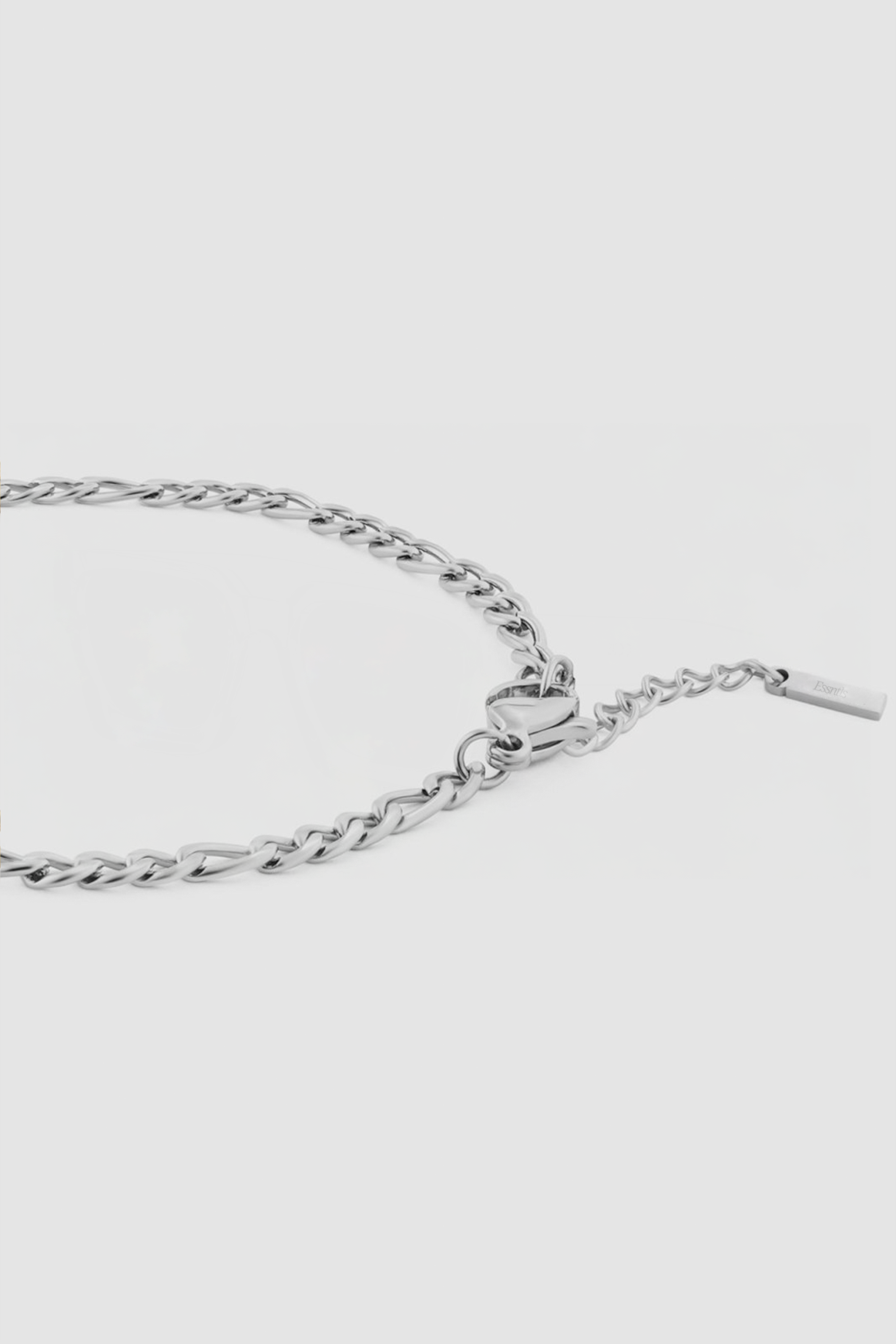 3MM Figaro Bracelet - Silver
