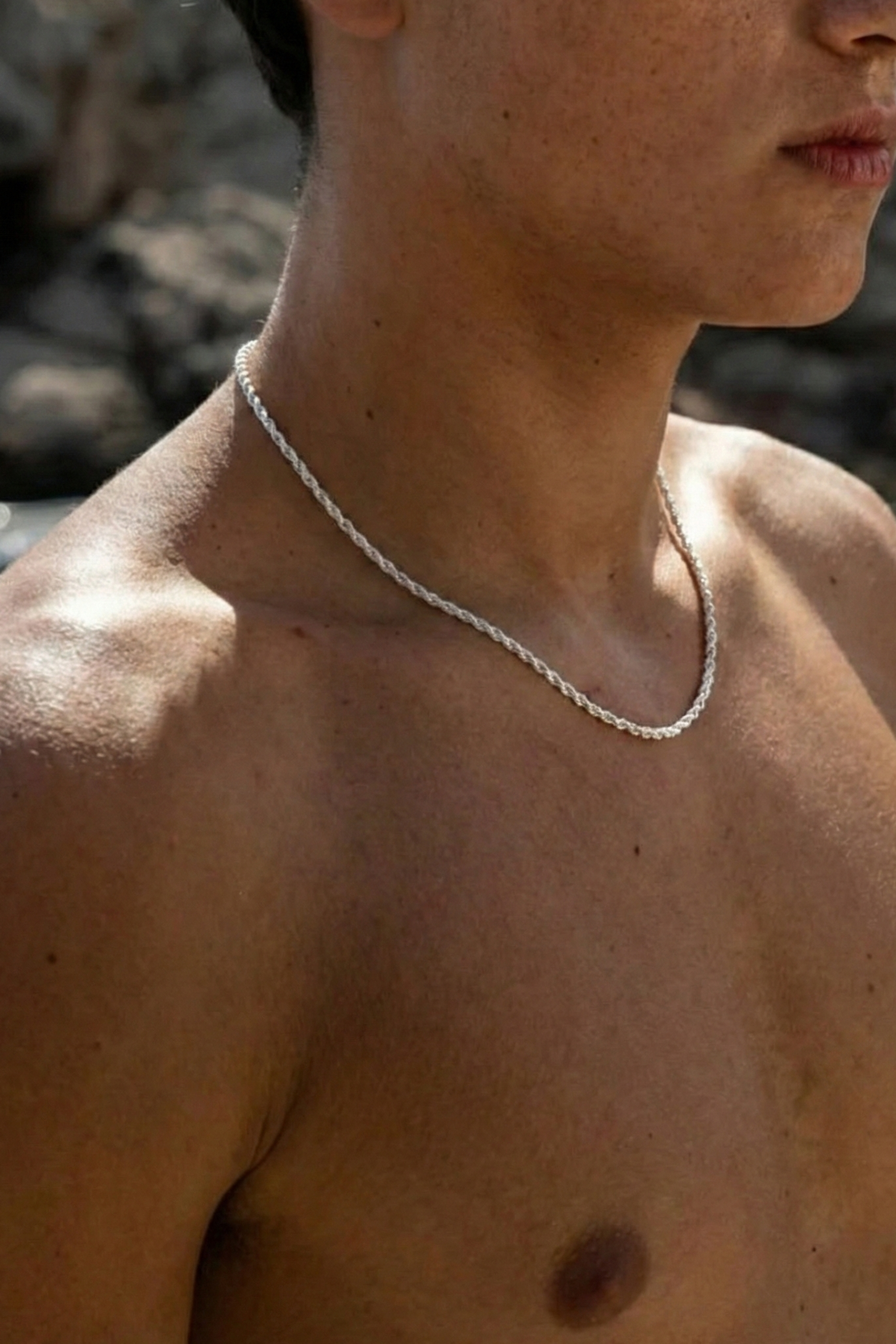 3MM Rope Chain - Silver