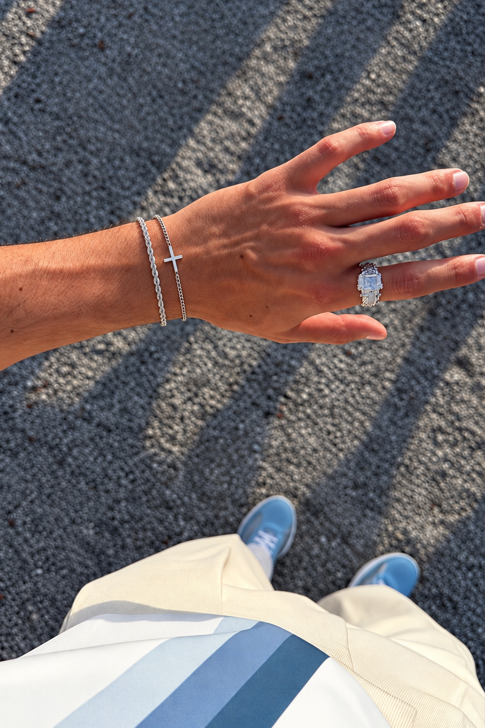 3MM Rope Bracelet - Silver