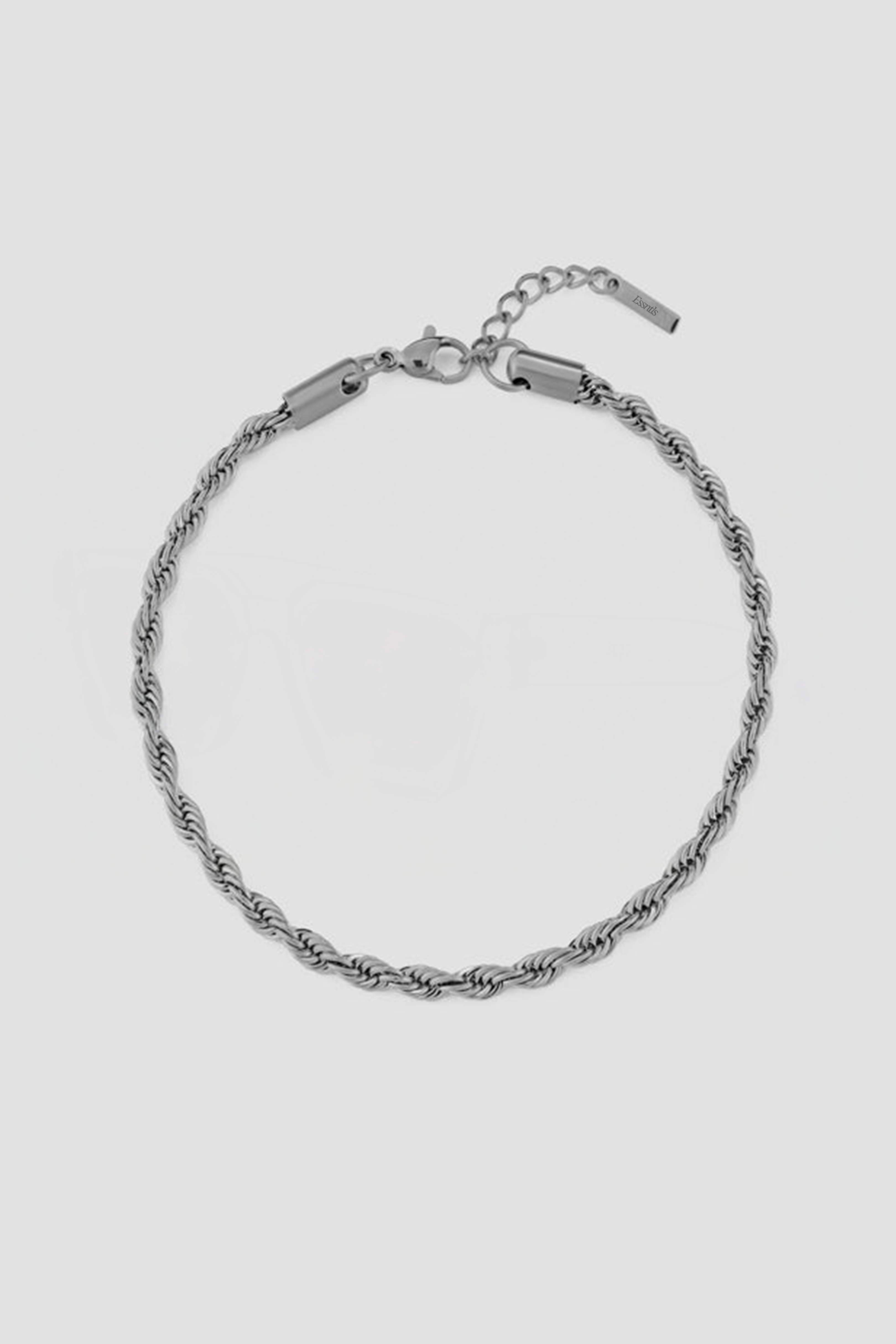 3MM Rope Bracelet - Silver