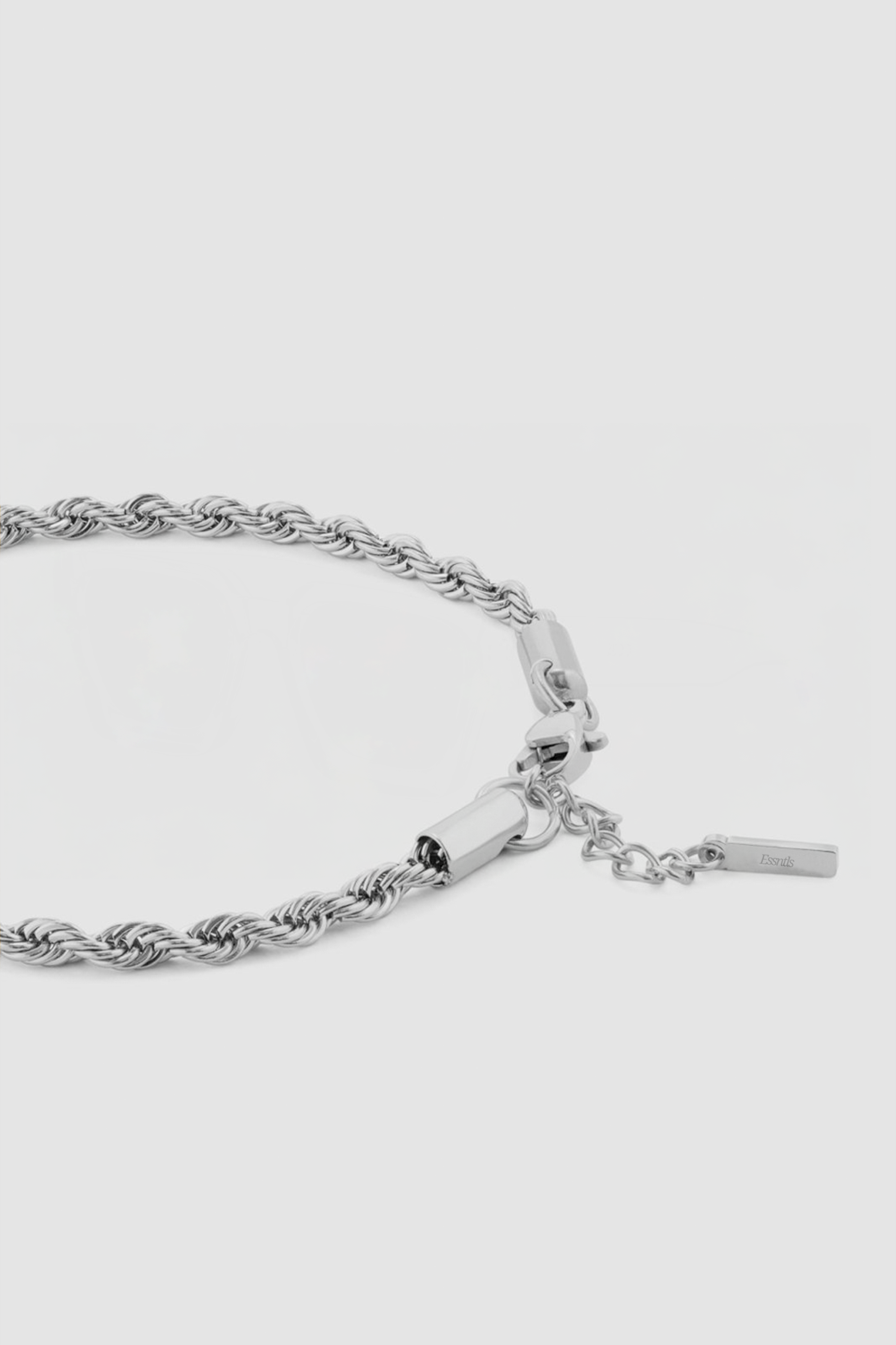 3MM Rope Bracelet - Silver