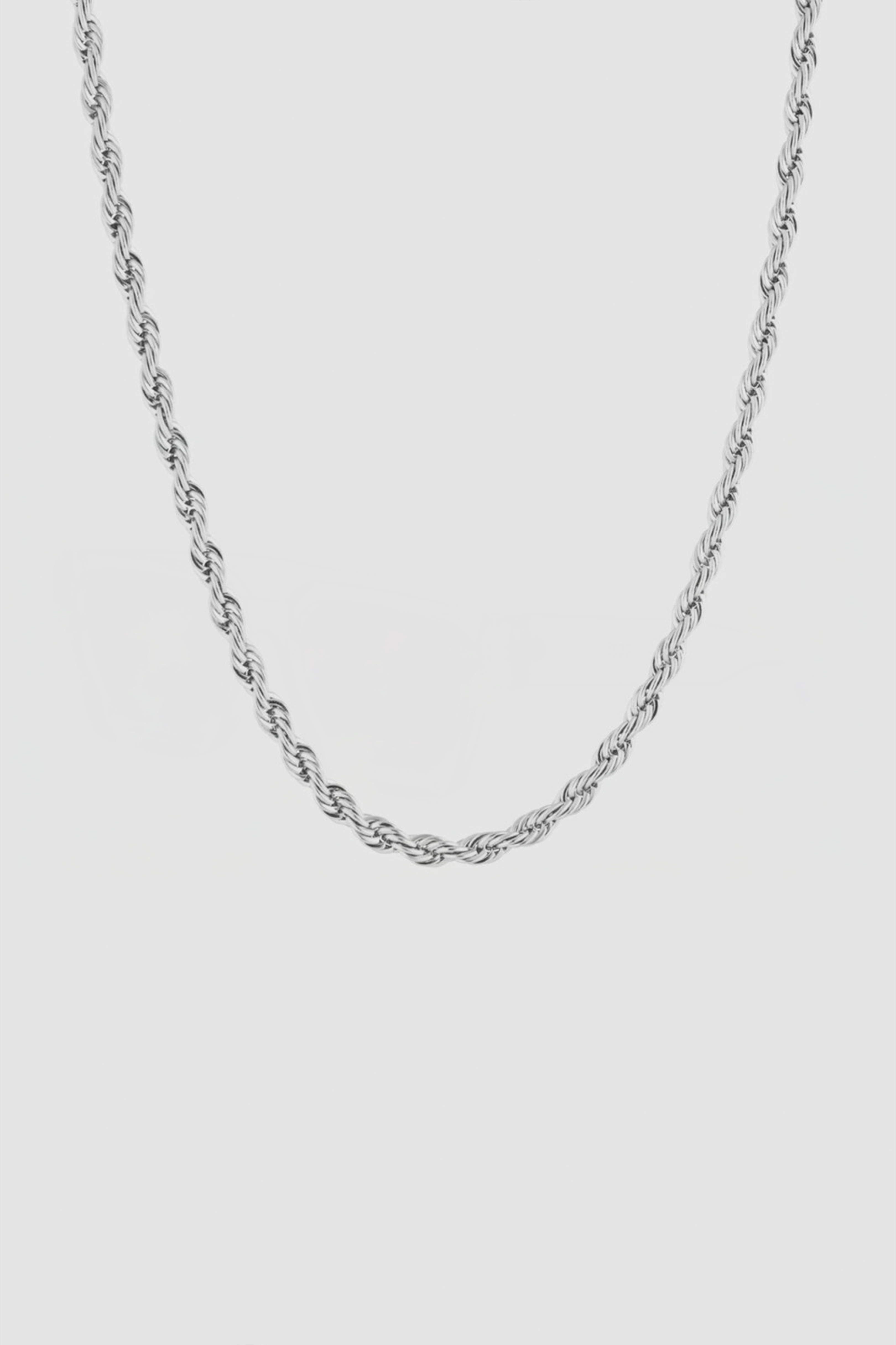 3MM Rope Chain - Silver
